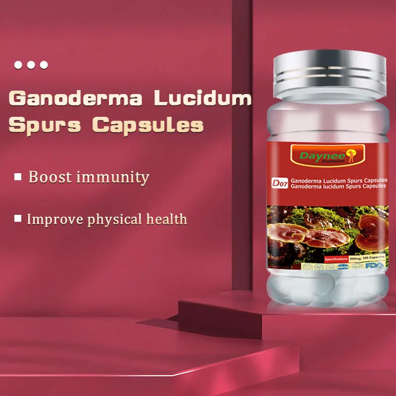 Healthcare supplements Ganoderma Spore extract Softgel Capsules reishi spore oil boost immunity natural herbal soft capsules