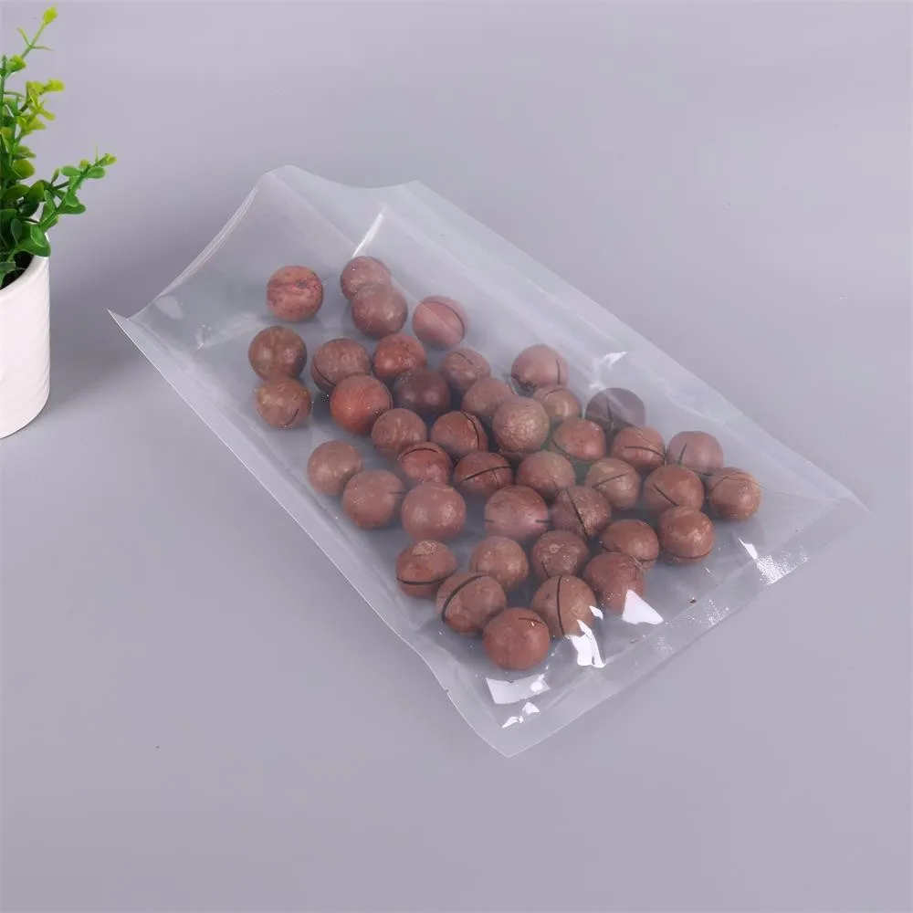 custom dried fruit self-supporting Ziplock bag high quality transparent food packaging Sealing medicine plastic bag