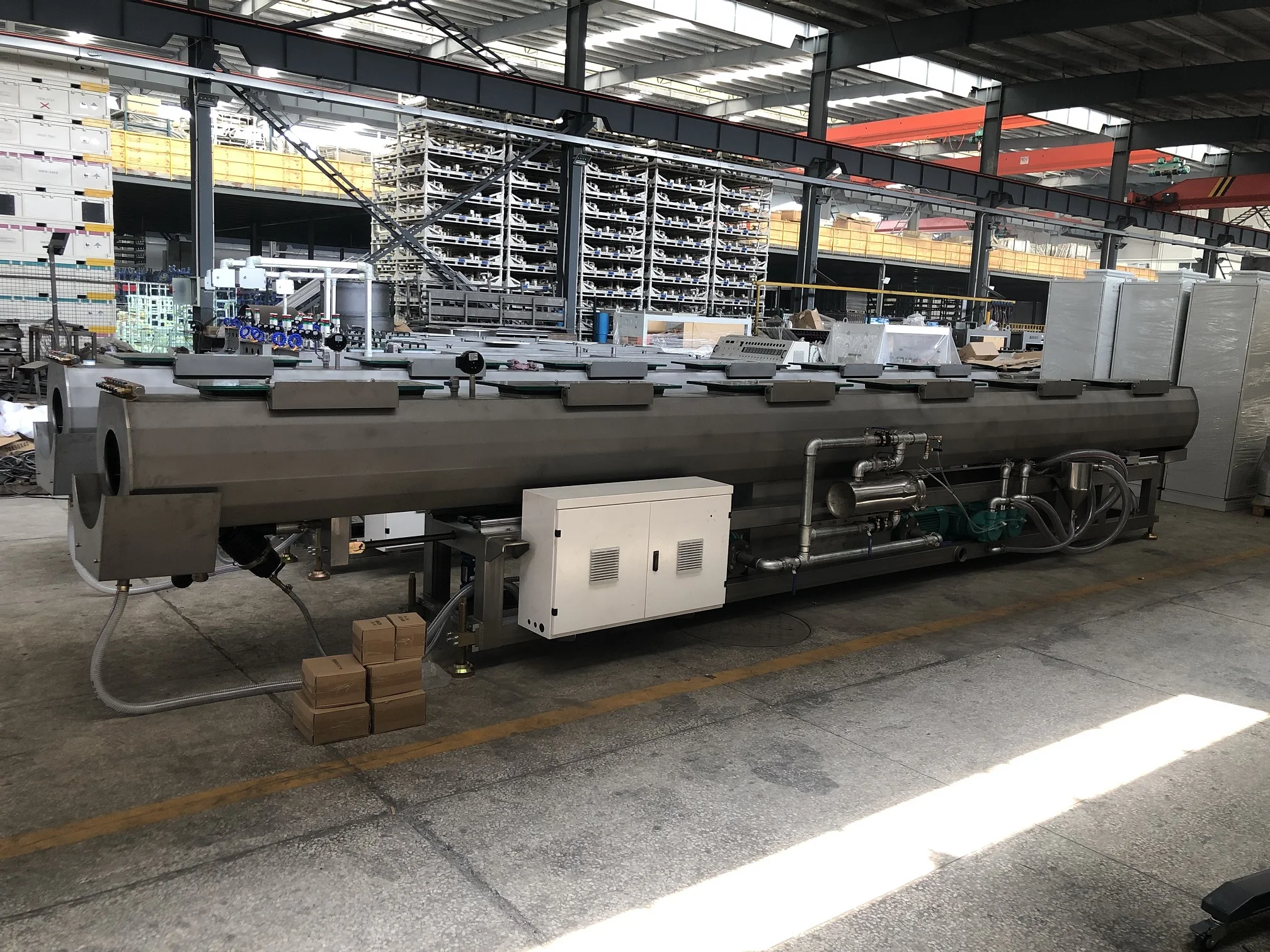 
PE PVC pipe vacuum calibration tank 