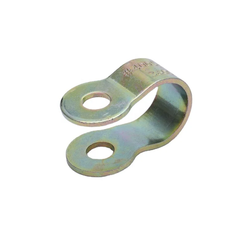 oem metal clamping brackets customized brushed stainless steel pipe / tube clamp bracket