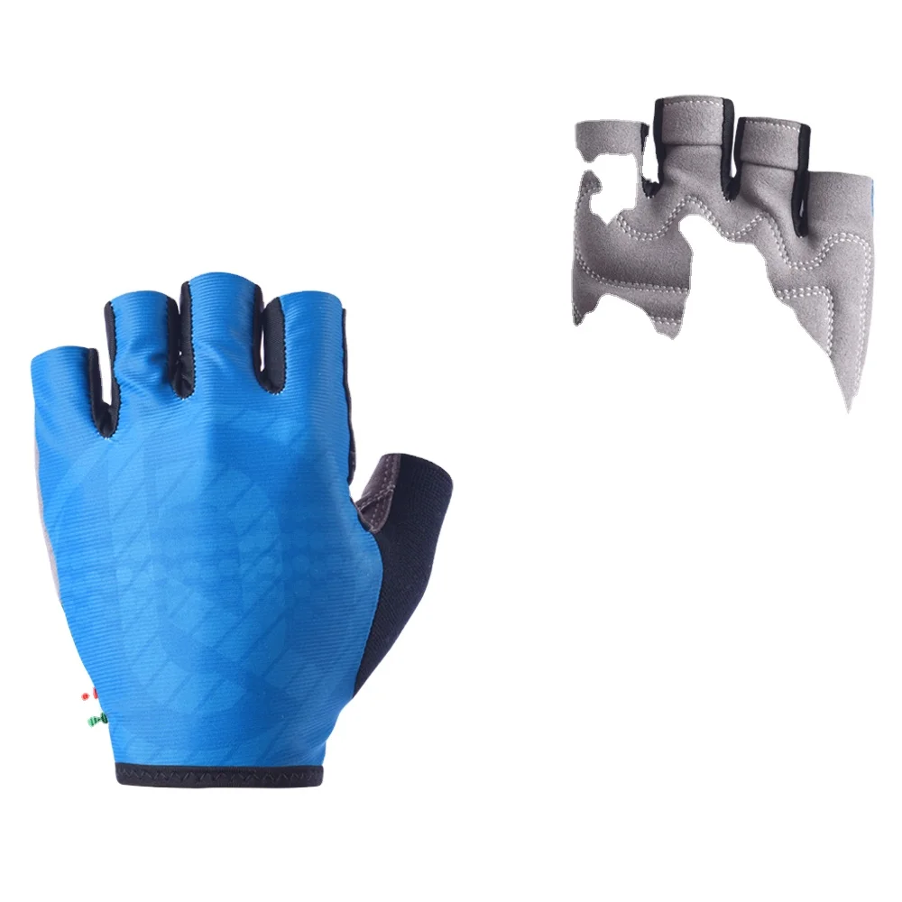 Custom Anti-impact Gel Cycling Half-Finger For Outdoor Sports