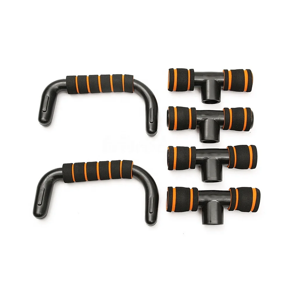 
portable foam handle grips training fitness stand push up bar 