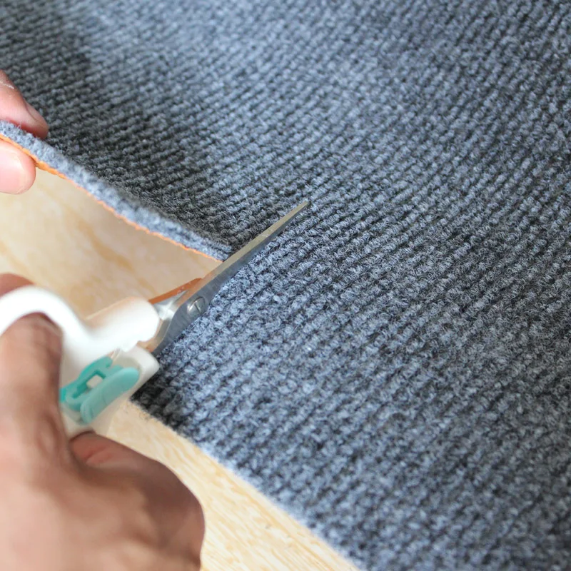 grey color rib home anti slip room carpet with TPE backing