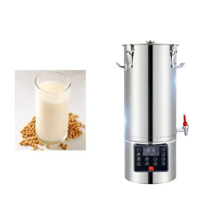 1600W Latest Version Commercial Soybean Milk Machine 18L Capacity Auto Soy Bean Maker  Soymilk Maker with Stirring and Heating F