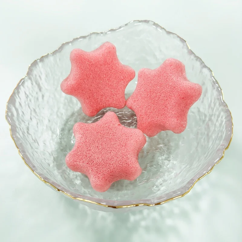 Best Seller Cute Bear Shape Bamboo Activated Charcoal Konjac Exfoliating Organic Facial Sponge