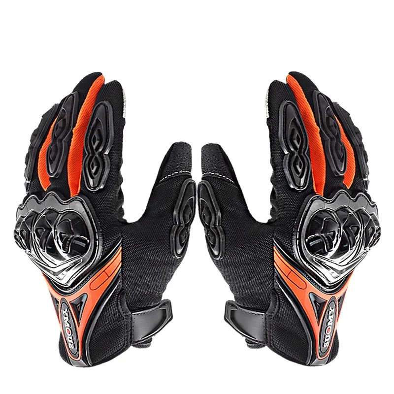 Custom Printed High Quality Motorbike Racing Gloves Safety Full Finger Motorcycle Gloves