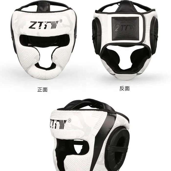 PU Boxing Headgear Gear Equipment Leather Boxing Safety Protect Manufactures Boxing Equipment Head Guard Helmet