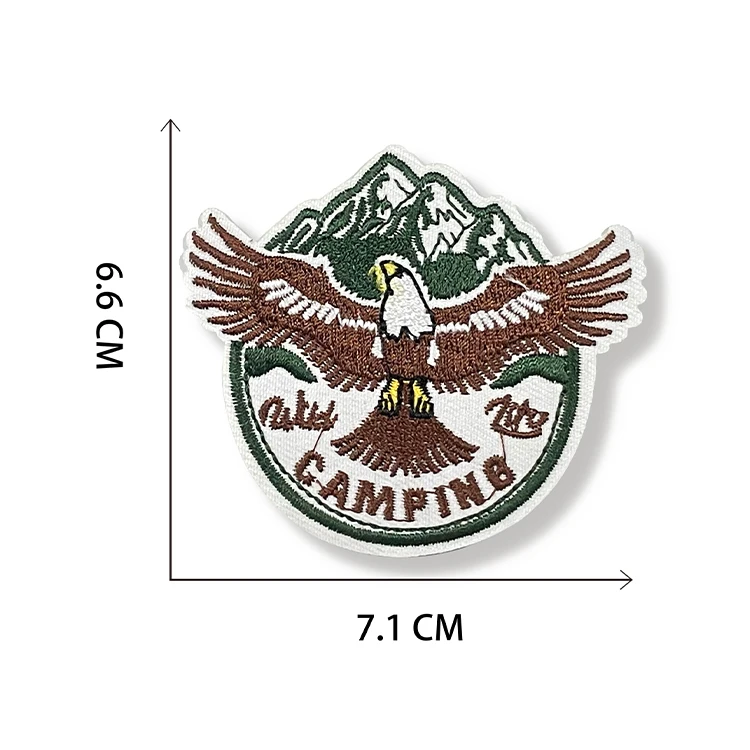 High Quality Colorfast Logo Labels Patch Labels Personalized Embroidered Labels Tshirt