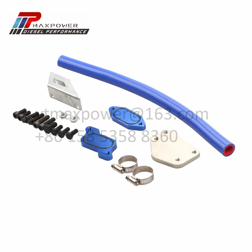 EGR Cooler Kits Pack for Chevrolet GM Duramax Diesel LLY 6.6L Engine EGR Valve Cooler Kit