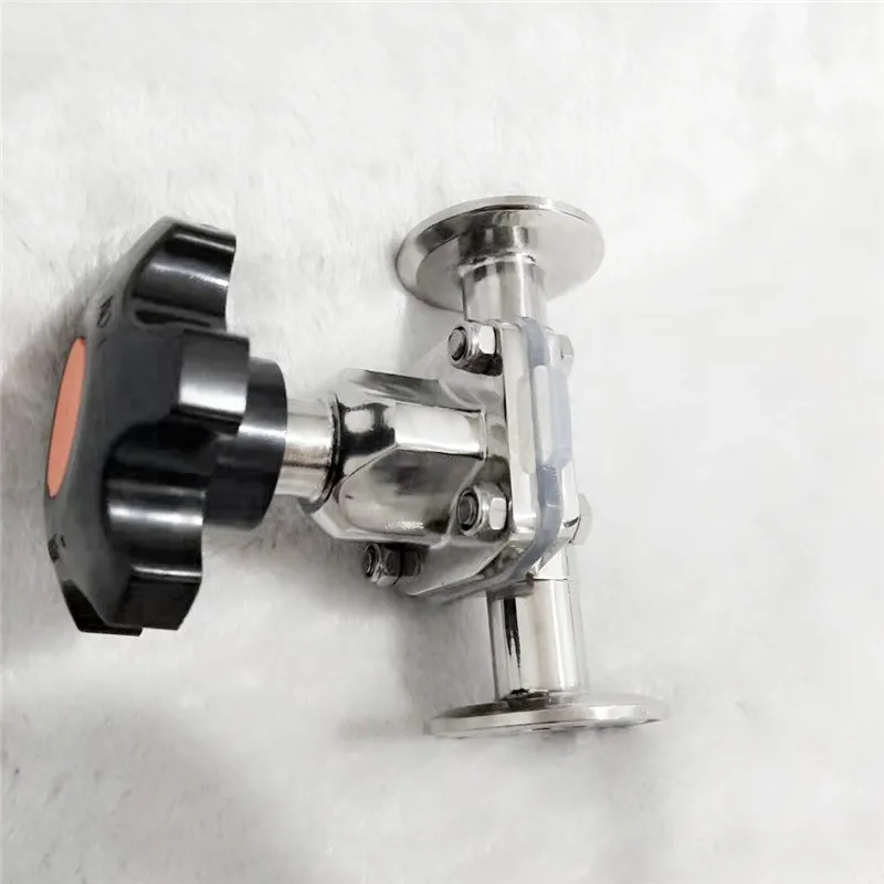 Sanitary Manual Clmped Diaphragm Valve,ISO SMS DIN Diaphragm valve, SS304&316 stainless steel  Globe Valve