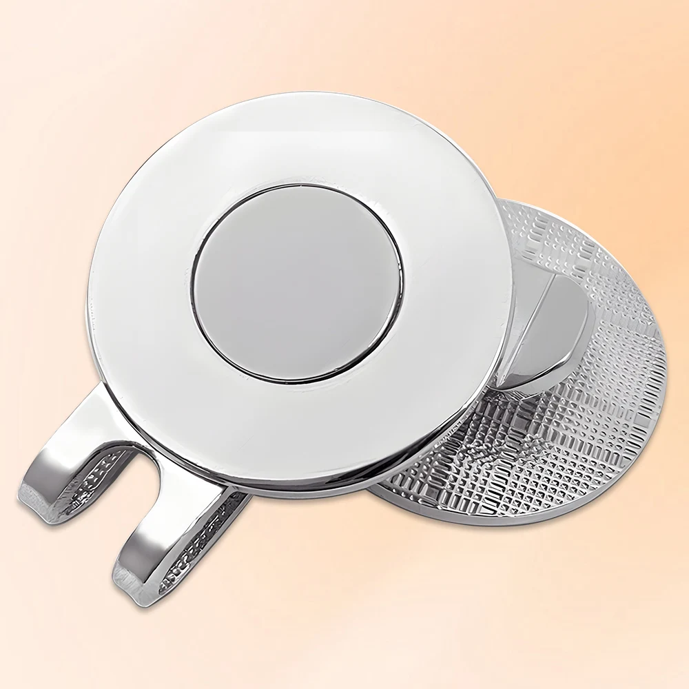 Wholesale golf hat clip with custom marker blank golf clip metal bulk magnet golf ball marker