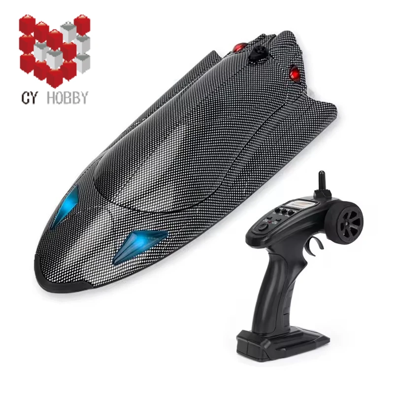 New 2.4G Radio Control Toys RC Boat 40km/H High Speed Ship Capsized Reset Self-Righting Vortex Turbojet Fast Racing Boat