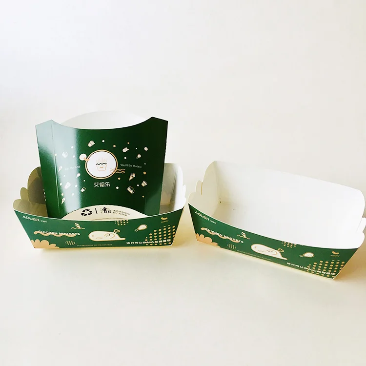 Custom Printed Food Paper Packaging Fried Chicken Boxes