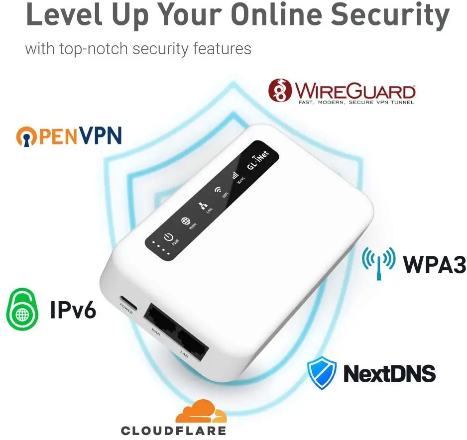 GL inet XE300 IoT Gateway VPN Security 4g Mobile Wifi Router 300mbps Openwrt Router Wifi 4g With Sim Card Lte Router