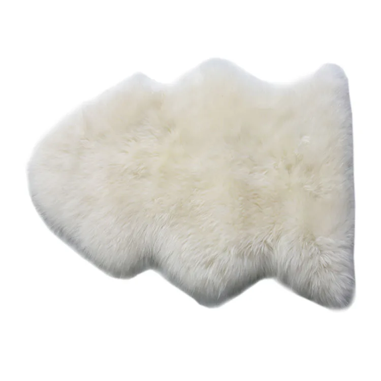 Напрямую с фабрики продать лохматый шерстяной коврик, Теплый овчины ковер