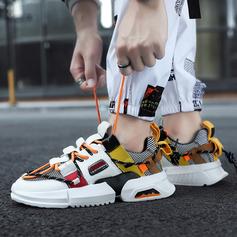 Zapatos De Moda Wholesale Hot Design Casual Chunky Stylish Men Fashion Sneakers