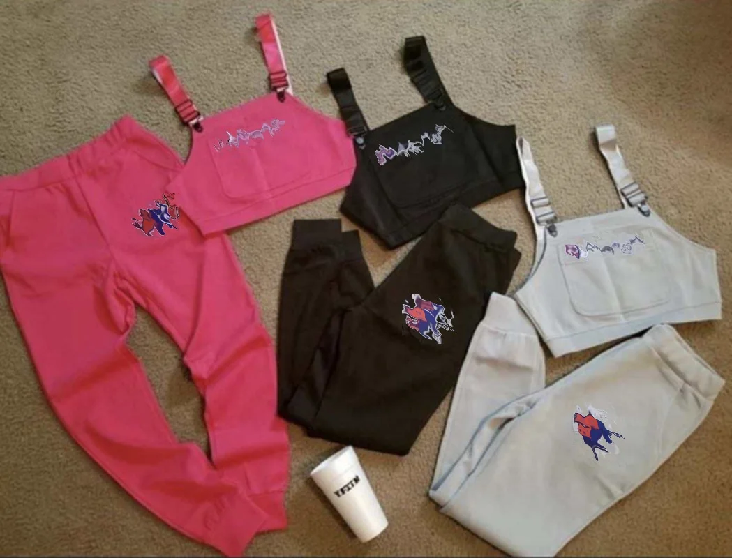 Новый трендовый дизайнерский брендовый комплект боди без рукавов с длинными брюками женская одежда