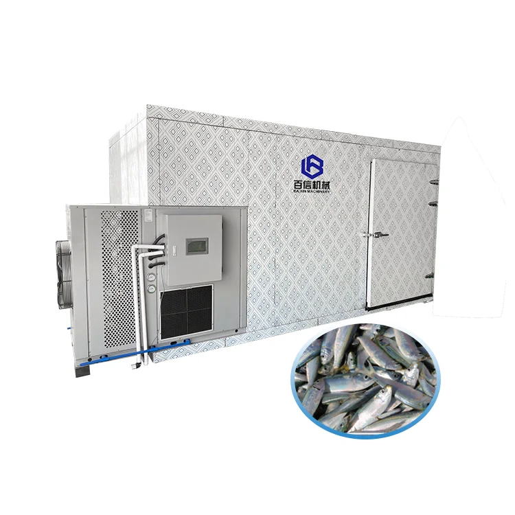 Large Industrial Dehumidifier Fish Meat Drying Dehydrator Fish Drier Sardine Drying Machine