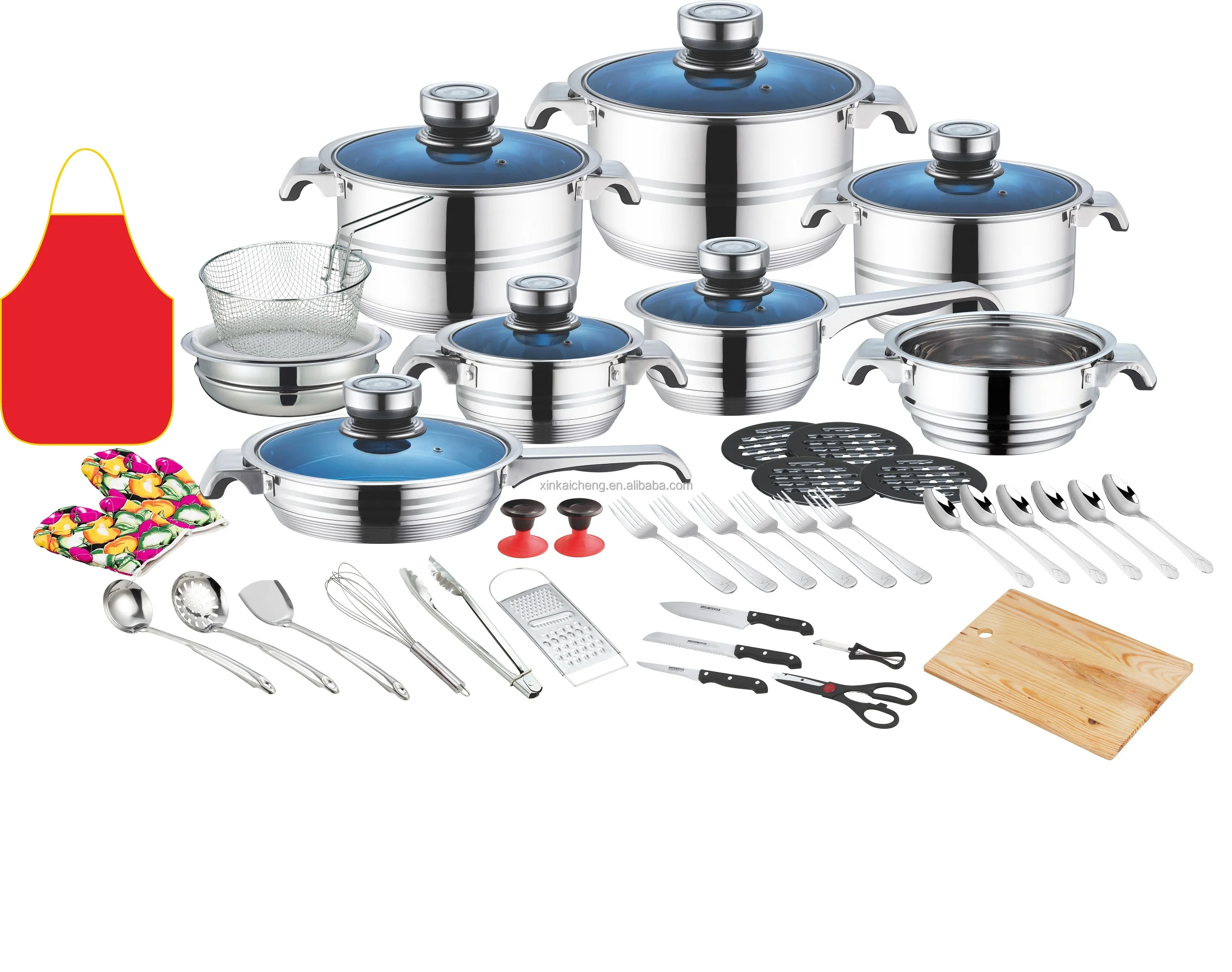 Wholesale Stainless Steel  Non Stick Cookware Set For Pot Set Cookware Set Cooking With Kitchen Tool