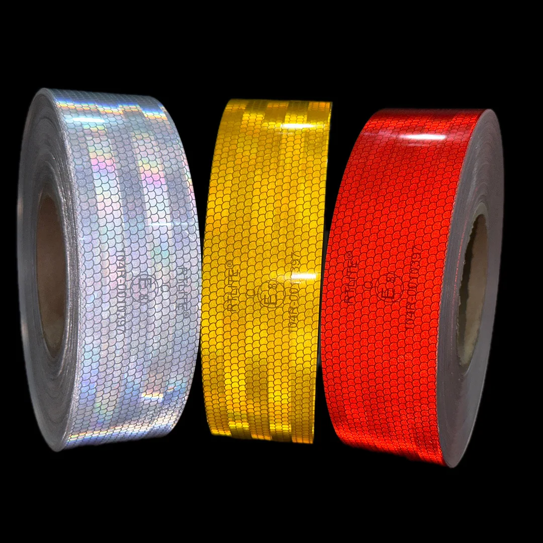 RTLITE 2INCH*150Feet High Light Edge Sealed Adhesive Metallized Reflector Tape
