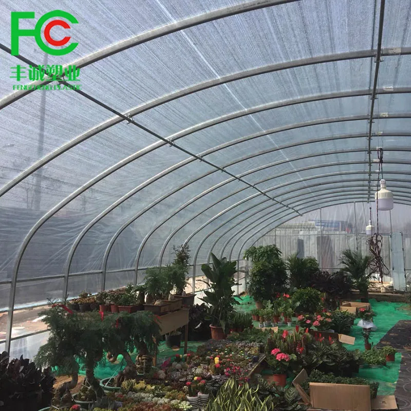 50% Shade Factory Green HDPE Agricultural Shade Nets Plastic Black House for Nursery Plant Greenhouse Cover 2*100m 4*50m