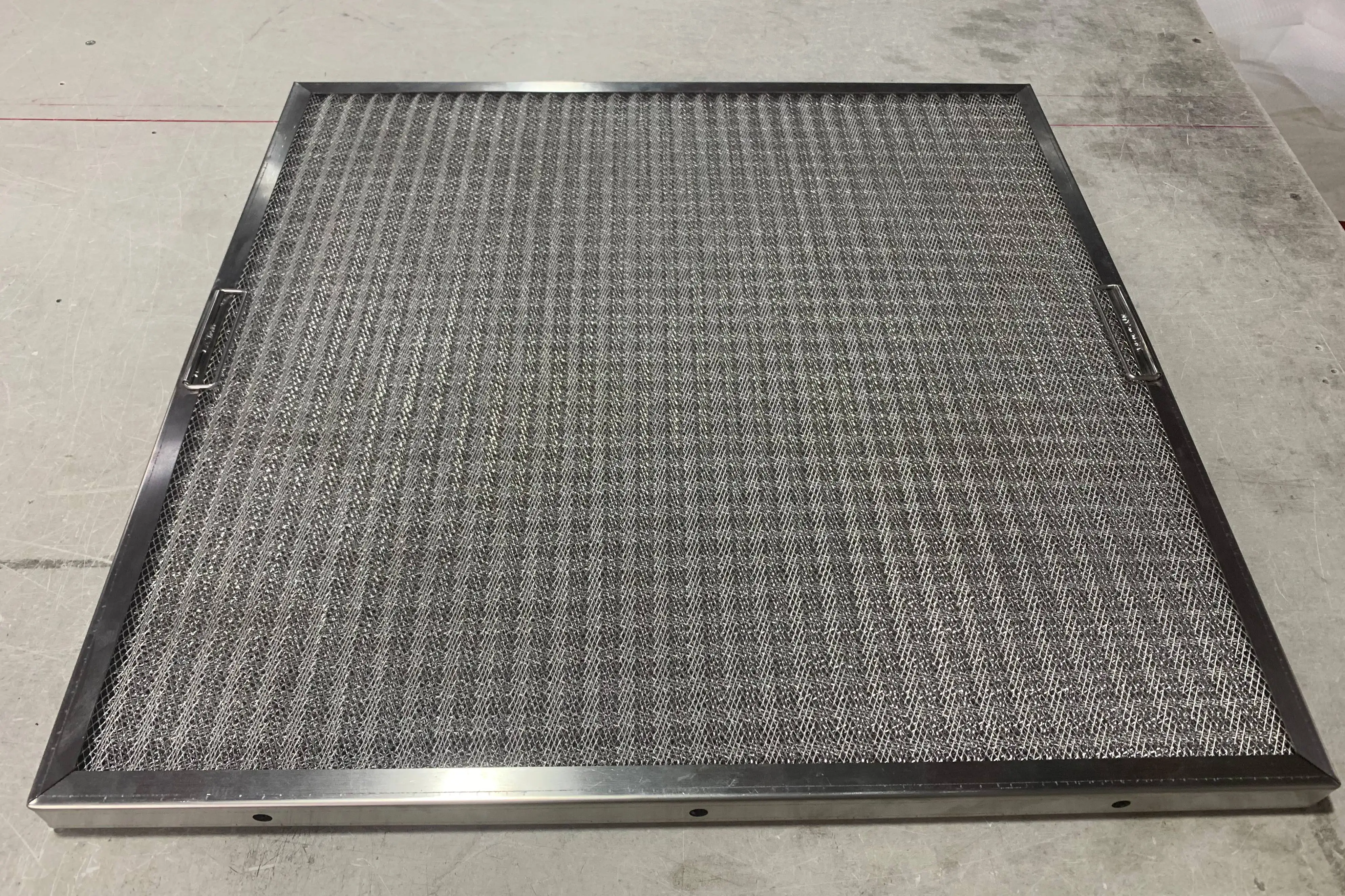 Custom Primary Metal Mesh Filter Stainless Steel Fume Oil Filter For Central Air Conditioner Range Hood Honeycomb Grease Filters