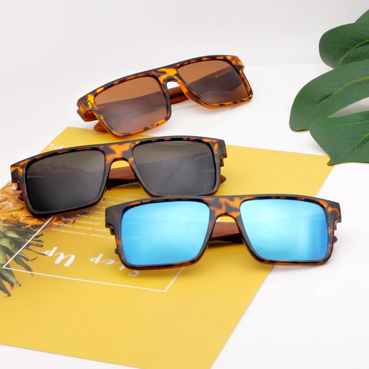 
China Wholesale Bamboo Wood TAC Polarized Sunglasses Unisex 