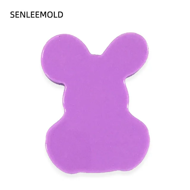 3d animal easter bunny cake decorating tools with chocolate fondant clay decoration silicone mold