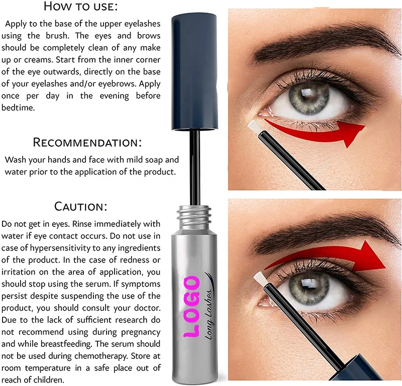 
Hot Selling Pro Series Eyelash Serum Organic 100% Herb Nourishing Eyebrow Enhancer OEM Eyelash Growth Boost Serum Drop Shipping 