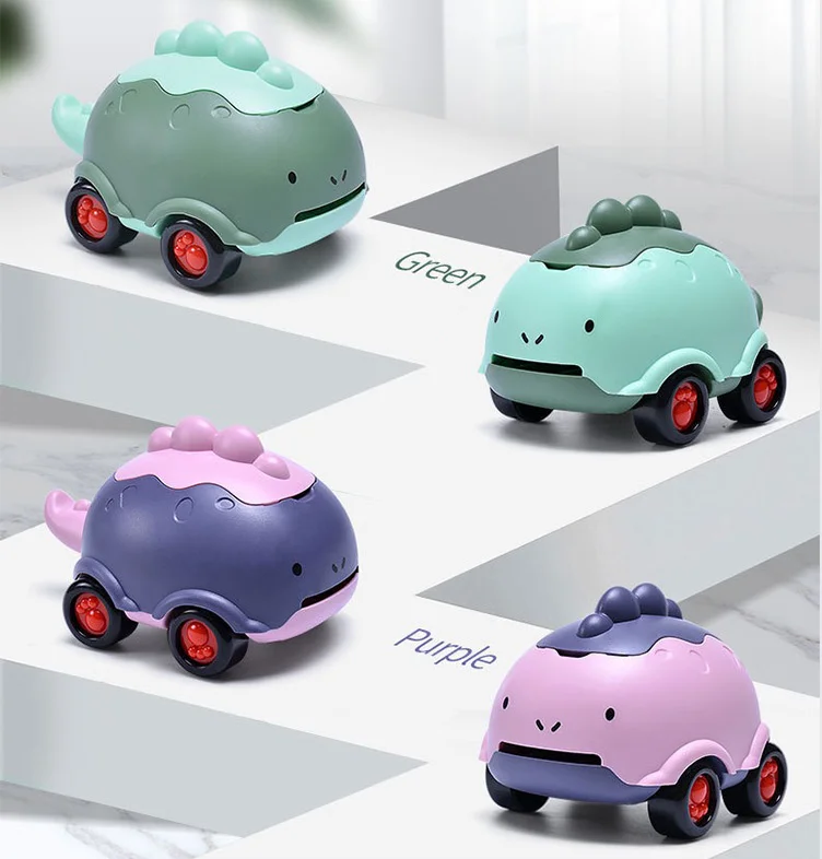 Kids mini desktop fingertip game sets cart spewed out flying dinosaur bowling toys