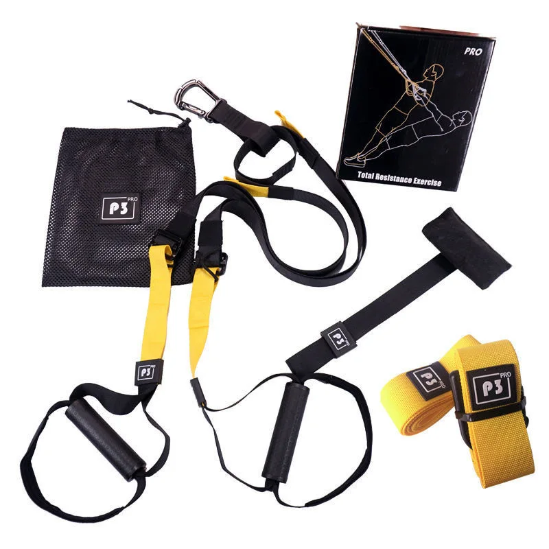p3trx Suspension Straps P3-3 with home hanging fitness equipment Tension rope Tension band Yoga exercise resistance band