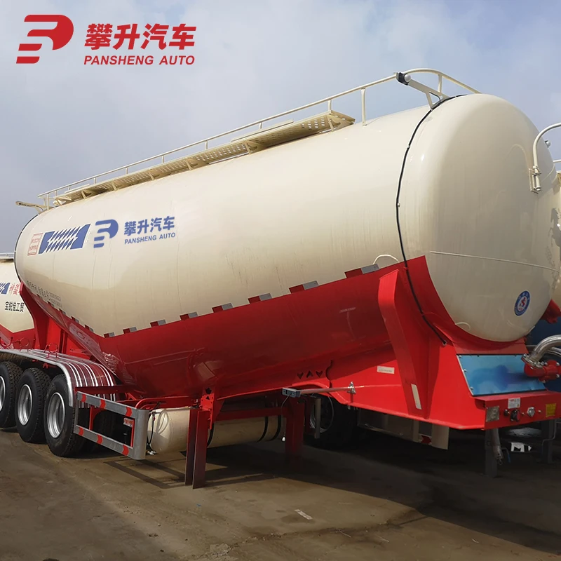  Pansheng 40 50ton цементный полуприцеп с одним