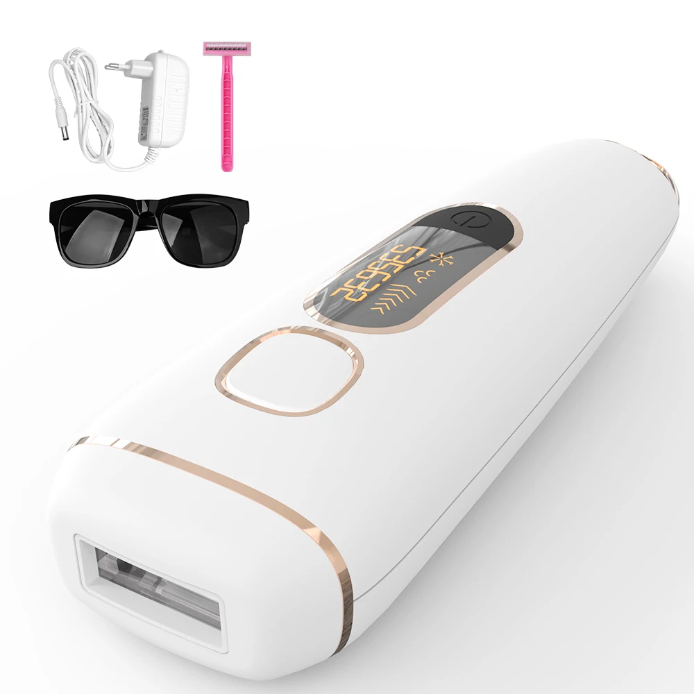
Painless Permanent Hair removal Device Upgrade to 999,999 Flashes Hair Removal Device Epilation for Facial Legs Armpits Body 