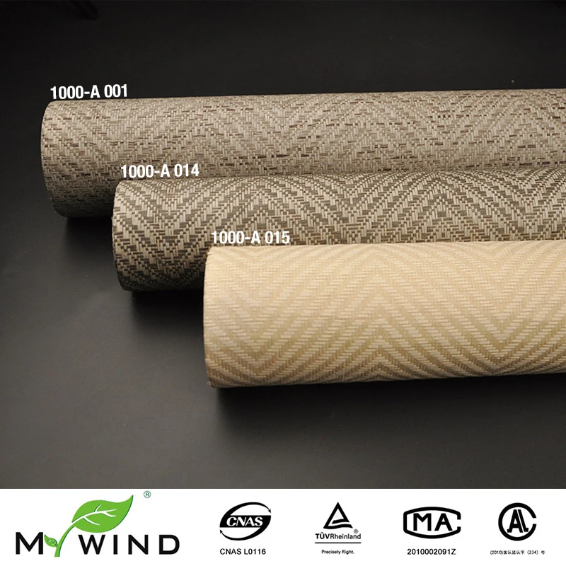 Free sample mywind living room curtains Luxury 3D design home decor wall paper wallpaper