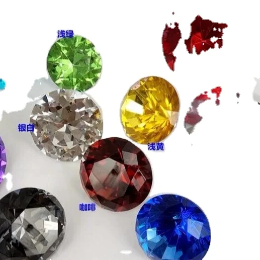 
Acrylic Crystals Diamond Confetti Wedding Table Scatters Decoration Event Party Centerpiece Supplies 