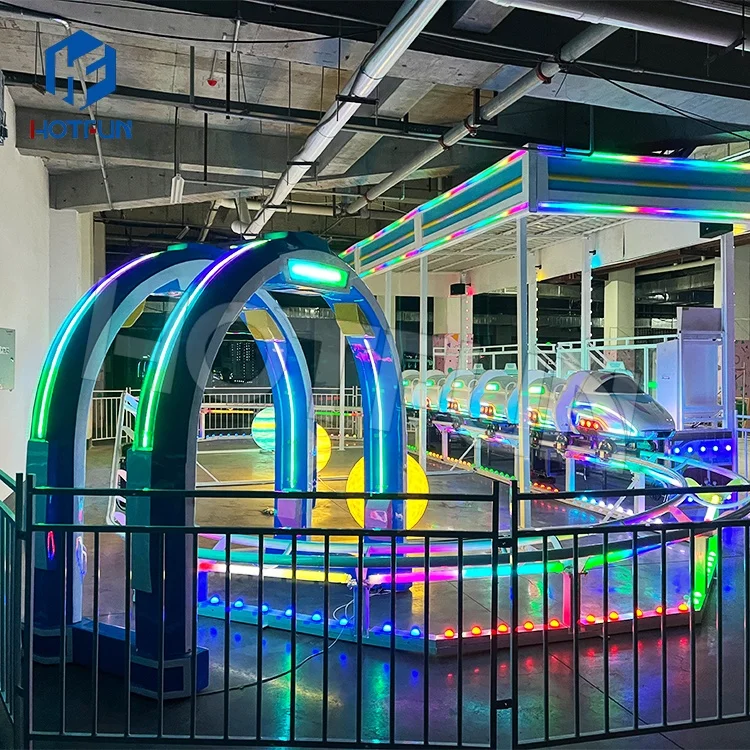 Trendy Factory Direct Amusement Park Rides Thrill Amusement Ride 12 Seats High-speed Rail Paradise Ride For Sale