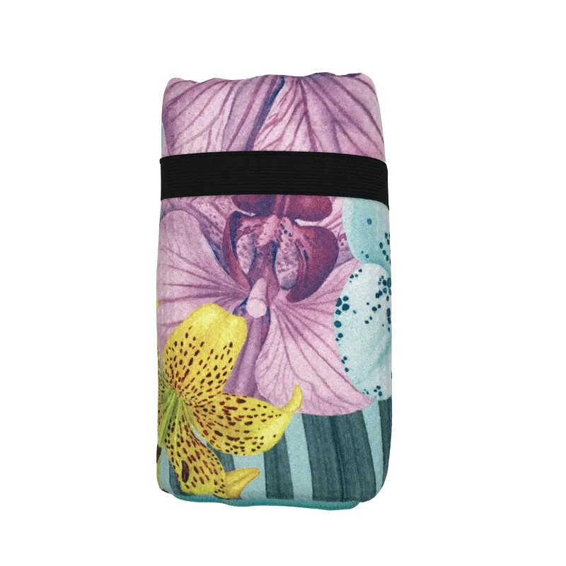 100% Cotton or Microfiber Cotton Sports Custom LOGO Cheap Magnetic Sports Towel Fitness Towel with Zipper Pocket