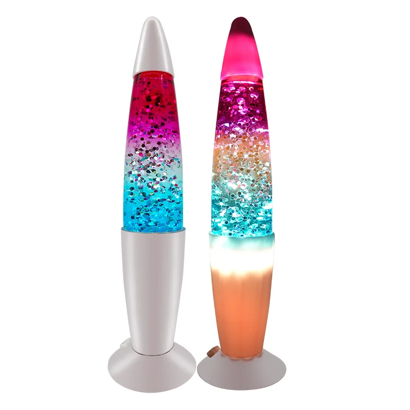 modern rocket shape living room bedroom table light led big wholesale custom lava lamp