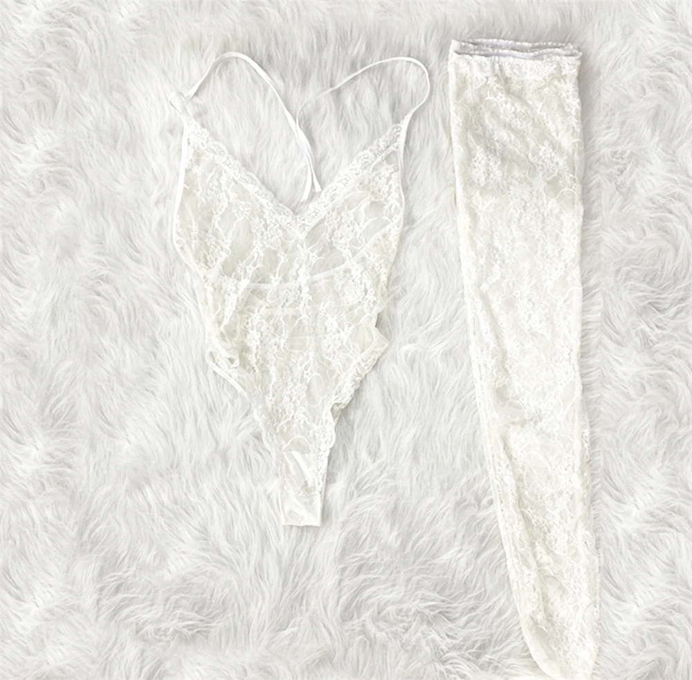 Two Piece 2021 Lingerie Set Sexy Women Bady Doll Lingerie-Sexy Hot Transparent Valentines Day Lingerie