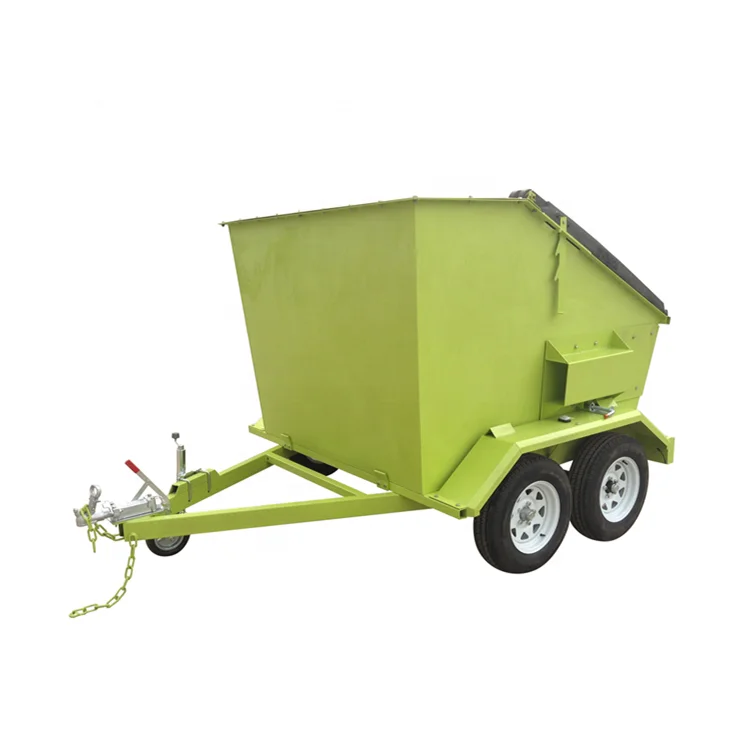 Mobile garbage Trailer Trash Trailer Trash bin Trailer