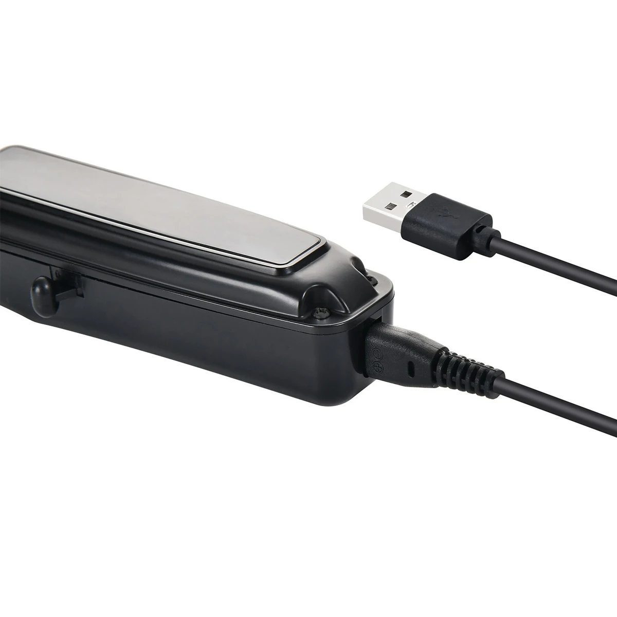 2023 new hair trimmer  led screen with USB for barbers and hair dressers black coating T shape blade