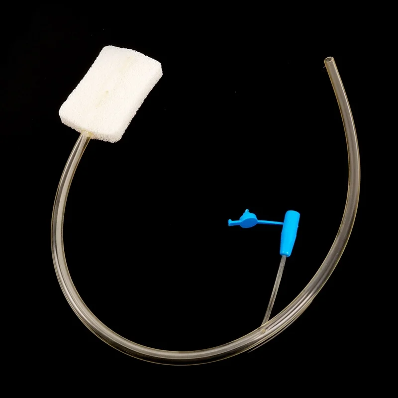 PVA Negative Pressure Hemostatic Drainage Cotton, easy to operate hemostatic cotton pads packaging tube with sponge applicator