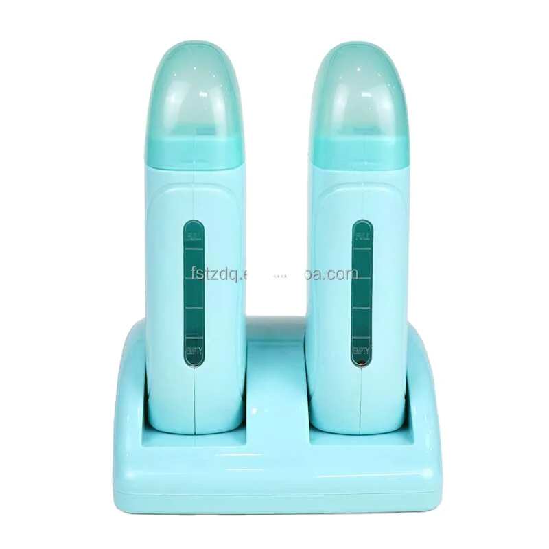 Professional Single-seat Double-body Depilator Wax Heater for Hair Removal Beauty Handheld Epilator Rod Unhairinuring Machine