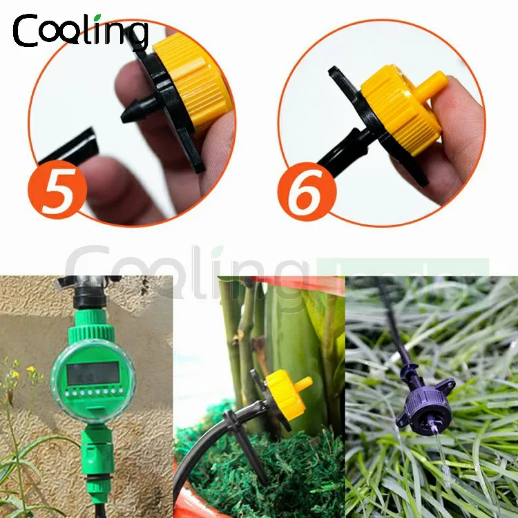 Plastic Battery Control timer with digital screen outdoor yard sprinkler garden hose