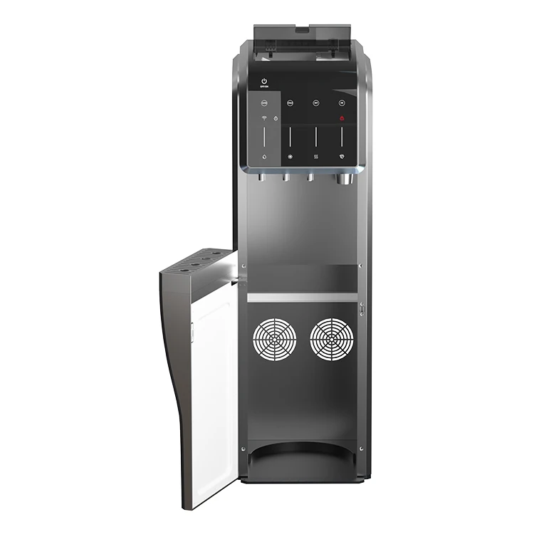 Household smart automatic stainless steel dual purpose water dispenser ice maker