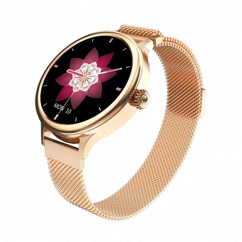 Ladies M4 smart watch Full Touch Women Bracelet Real Time Heart Rate Blood pressure pk KW10 KW20 Smartwatch support polish