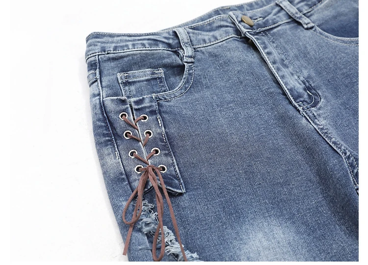 High Quality Wide Flared Ripped Casual Custom Fashion OEM Hip Hop Jeans Men