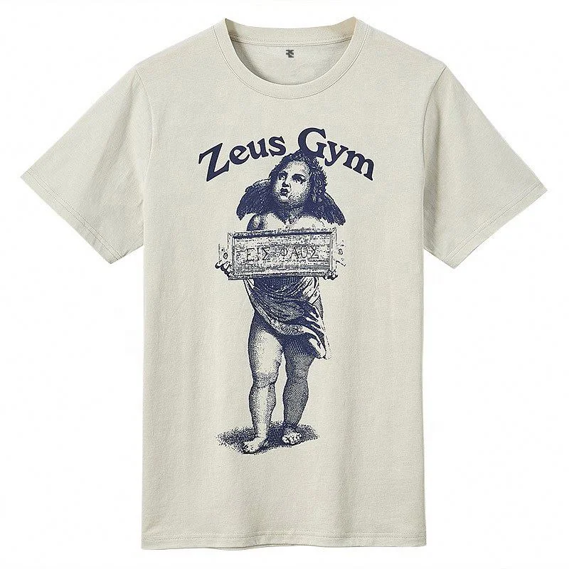 100 Cotton Plus Size 6xl Print t Shirt for Men