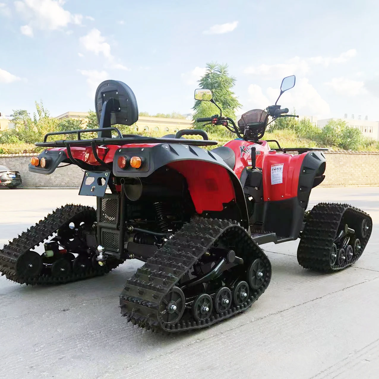 500 куб. См бензиновый снегоход ATV 4x4 привод Снежный трек