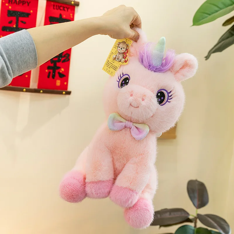 New plush toy dream unicorn doll girl children dolls gift video game city to redeem doll things